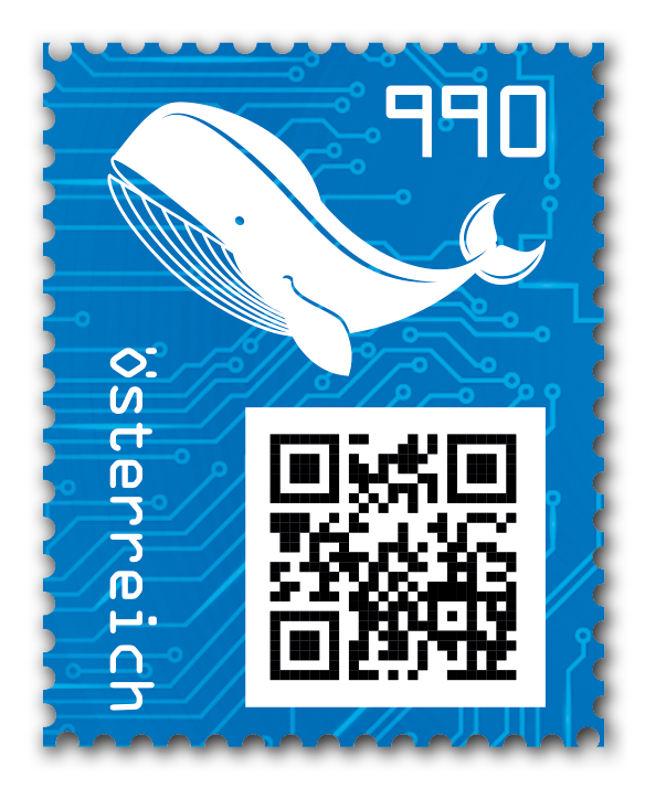 Österreichische Post AG - Crypto stamp 3.0 - Crypto stamp 3 3p89xR - NFT # 99998