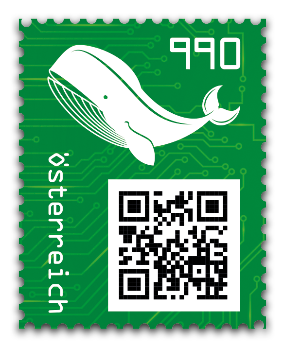 Österreichische Post AG - Crypto stamp 3.0 - Crypto stamp 3 5CBVB2 - NFT # 99997