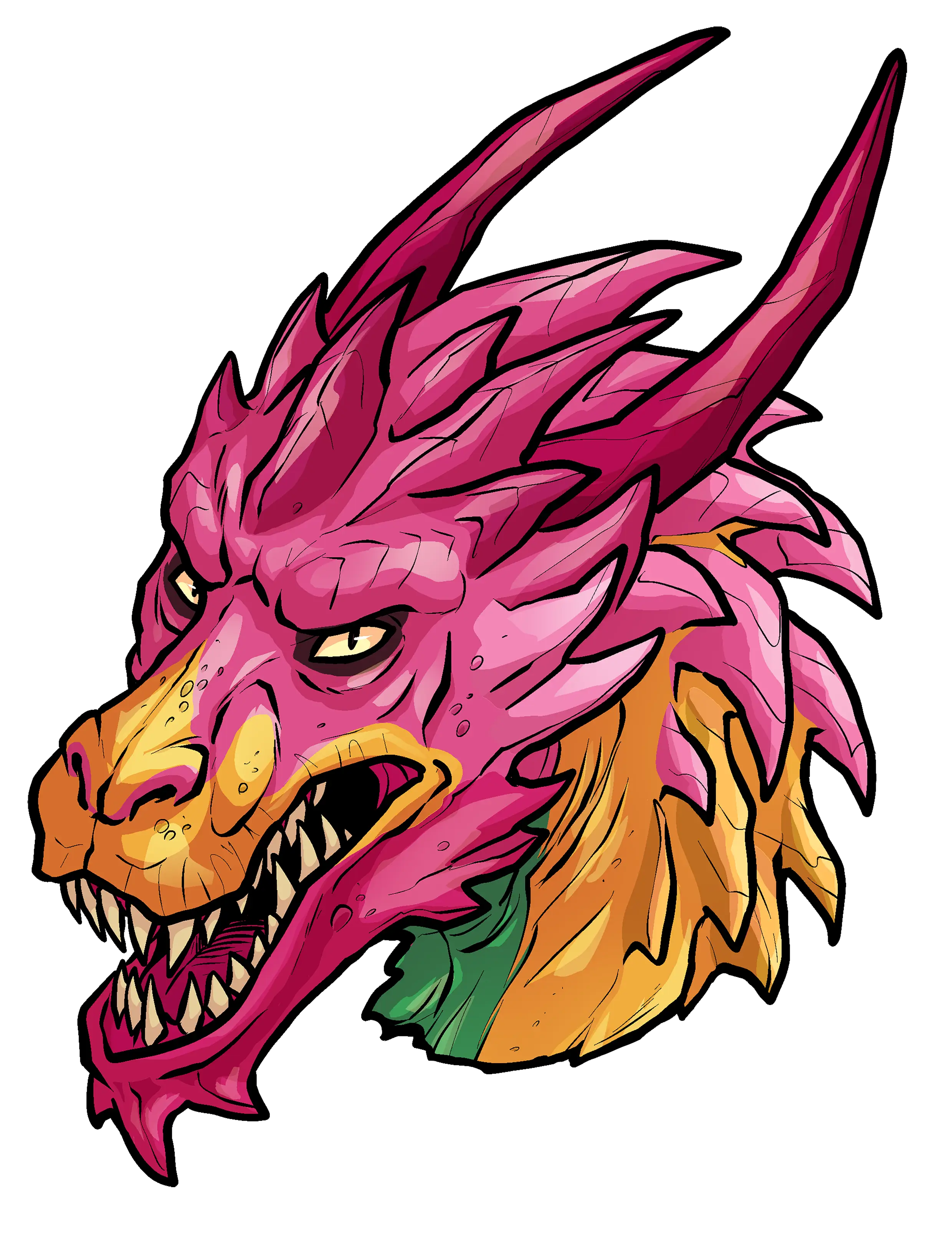 Donny Draco character stamp
